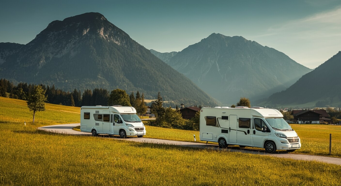 Campingmobil in Deutschland unterwegs